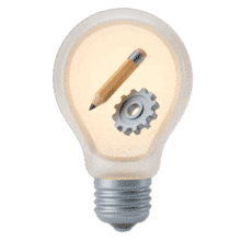 Download this lightbulb gear and pencil creative PowerPoint Animation to help tell a visual story of collaboration and creativity.