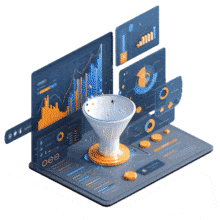 Download this PowerPoint Animation to symbolize data analytics in your next visual story.