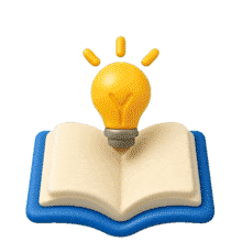Download this engaging PowerPoint Animation featuring a lightbulb and book symbolizing knowledge and creativity.