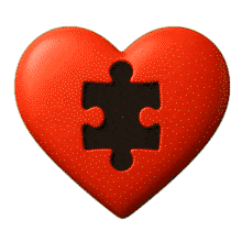 Download this engaging PowerPoint Animation featuring a Puzzle Piece Heart.