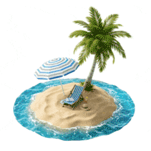 Download this serene PowerPoint Animation of a secluded island getaway for your presentations.