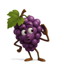 Download this engaging PowerPoint Animation featuring a grape character that teaches about hearing.