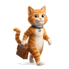 Download this engaging Business Cat Walking PowerPoint Animation.