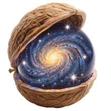 Download this captivating PowerPoint Animation featuring a swirling nebula in a walnut shell.