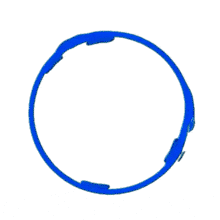 Download this engaging PowerPoint Animation featuring a dynamic blue circle.