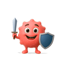 Download this Germ Warrior PowerPoint Animation. It adds fun and engagement to educational content.