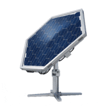 Download this PowerPoint Animation showcasing a rotating solar panel for engaging presentations.