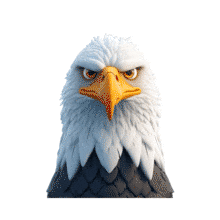 Download this captivating PowerPoint Animation featuring a eagle on the lookout. It enhances your presentations with a visual symbolizing leadership.