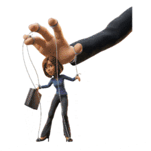 Download this Puppet Worker PowerPoint Animation.