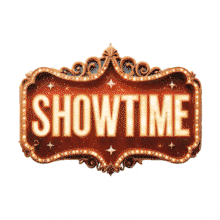 Download this Showtime Sign PowerPoint Animation to call attention to a special event.
