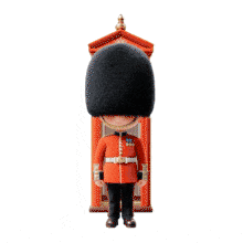 Download this engaging PowerPoint Animation featuring a royal guard salute.