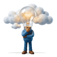 Download this PowerPoint Animation featuring creative lightbulb thinking.