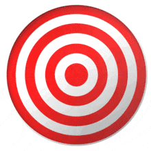 Download a high accuracy, low precision shooting target animation. Perfect for illustrating random error, statistical noise, and variance in presentations.