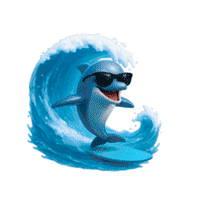 Download this fun Dolphin Surfing PowerPoint Animation. Perfect for engaging presentations.