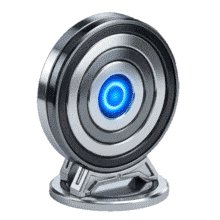Moving Glowing Target PowerPoint PowerPoint Animation layout preview.