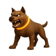 Dynamic Angry Guard Dog PowerPoint PowerPoint Animation layout preview.