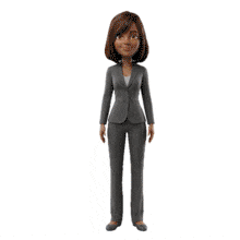 Download this Businesswoman Giving Thumbs Up PowerPoint Animation GIF.