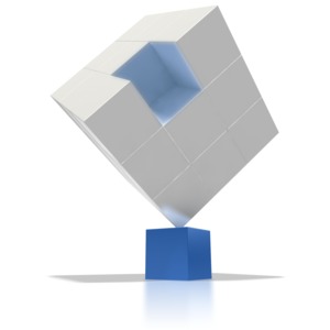 In this clipart a concept illustrates a leader out of a team holding them up.