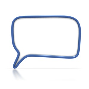 This clipart image shows a think bubble that can contain text.