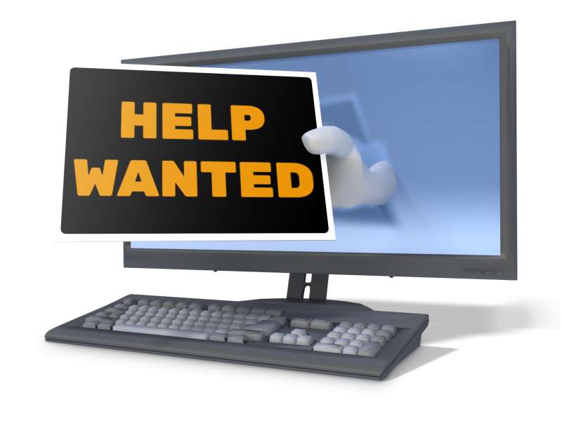 This Presentation Clipart shows a preview of computer_sign_customizable