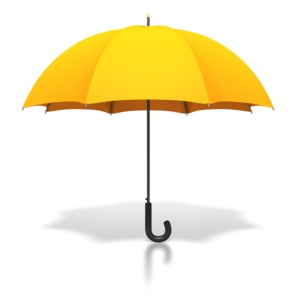 Red Umbrella Standing Upright | Great PowerPoint ClipArt for ...