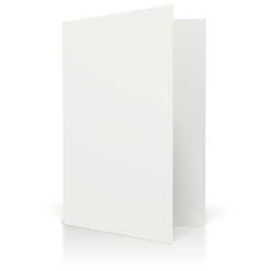 This clip art image shows a blank open brochure.  