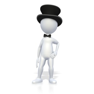  This this clip art image shows a groom standing ready to take his bride.