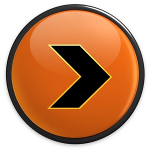 An orange right arrow button.