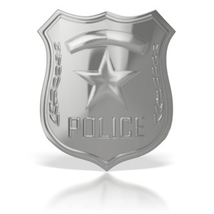 Stick Figure Showing Police Badge | 3D Animated Clipart for PowerPoint ...