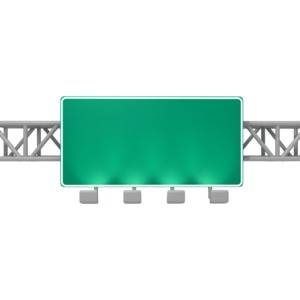 Blank Freeway Sign | Great PowerPoint ClipArt for Presentations ...