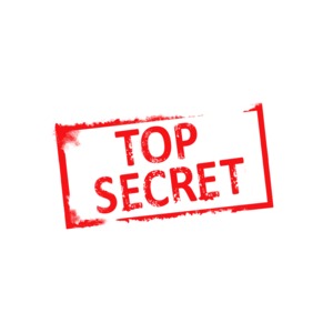 An image of a top secret ink stamp.