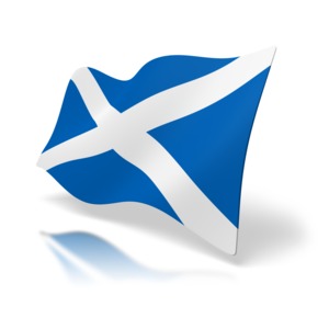 scotland flag perspective anim