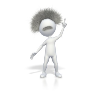 A smart stick figure has a brilliant idea.