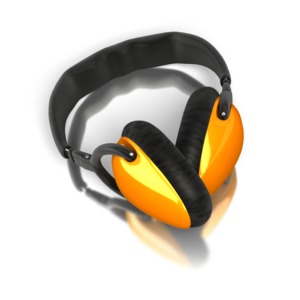 An image of a pair of headphones.