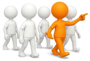 Download this group leader clipart for presentations showcasing teamwork and guidance in leadership themes.

Title: group leader guiding tour

