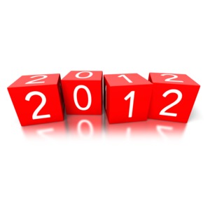 An image of the year 2012 displayed in block numbers.