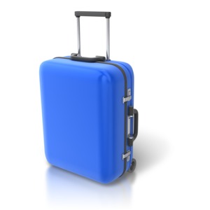 An image of a single piece of luggage.