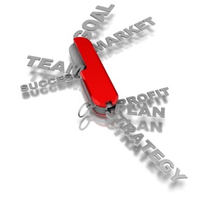 A multipurpose utility with business words as it&#039;s tools.