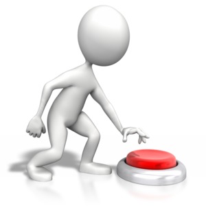 An image of a stick figure pushing a button down.