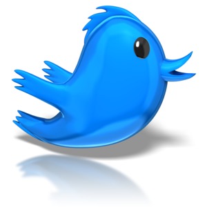 A blue toon-style bird.