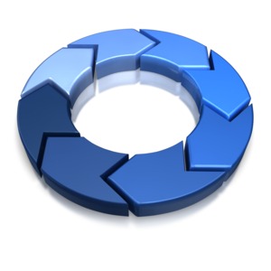 This clip art image shows a 8 piece chevron.