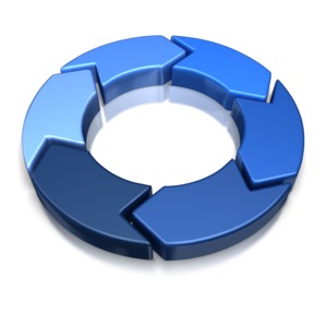 This clip art image shows a 6 piece chevron.