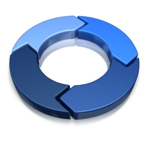 This clip art image shows a 4 piece chevron.