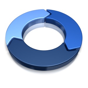 This clip art image shows a 3 piece chevron.