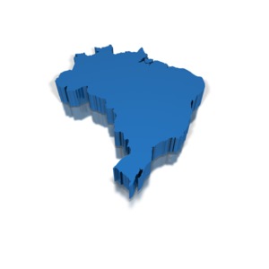 A 3-D perspective of Brazil
