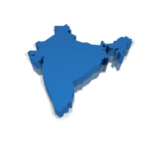 A 3-D perspective of India