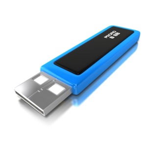 An image of a USB drive.