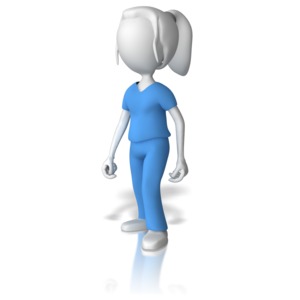 An image of a female Nurse standing.