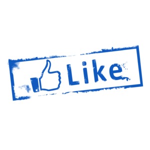 An image of a thumbs up &quot;Like&quot; ink stamp.