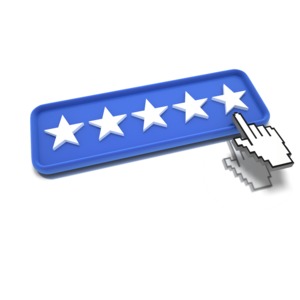 An image of a rating bar with 5 star out of 5.